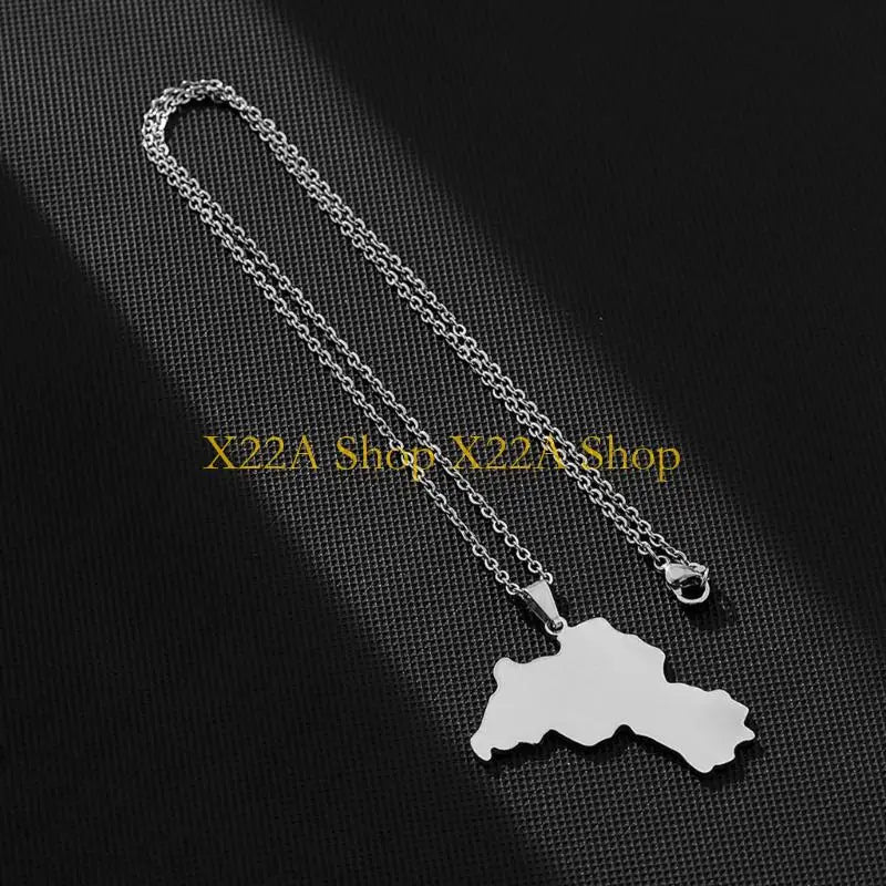 Unique Kurdistan Map Necklace