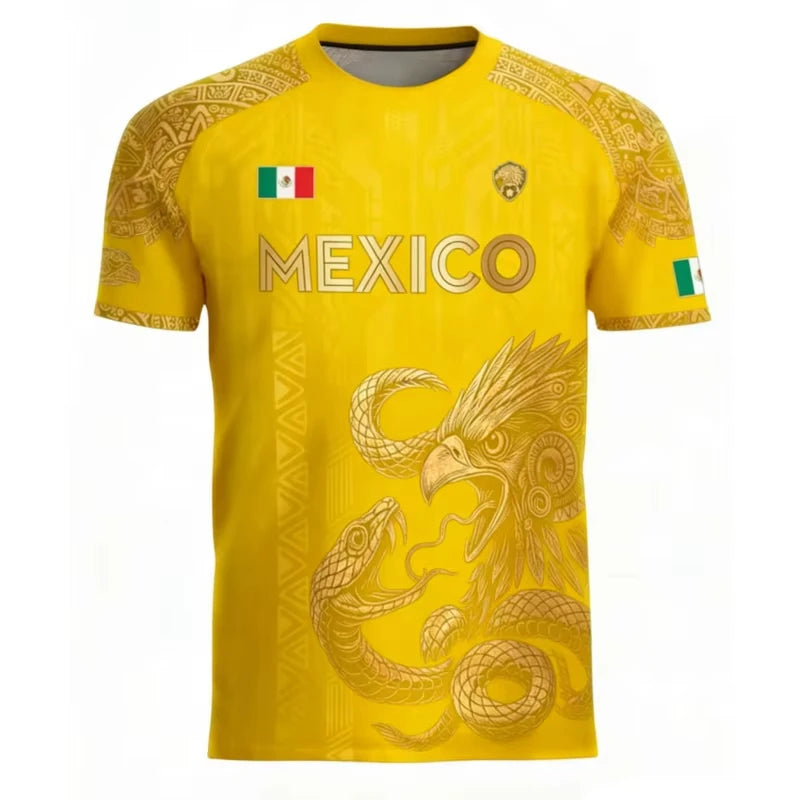 Mexican Flag Men's T-shirt 3D