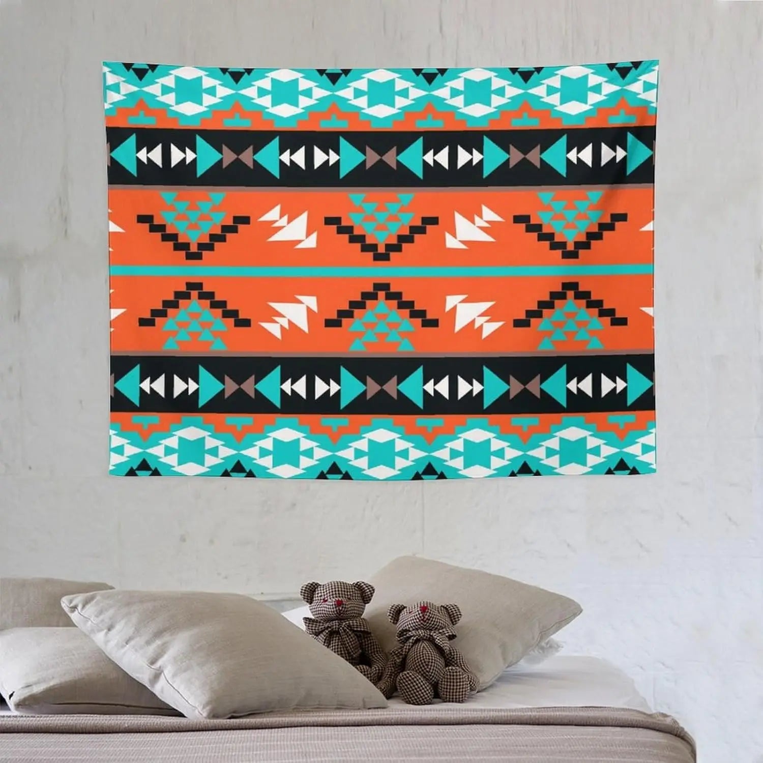 Southwestern Aztec Tapestry Wall Hanging Southwest Native American