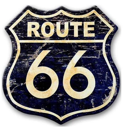 Route 66 America Signs Vintage Metal