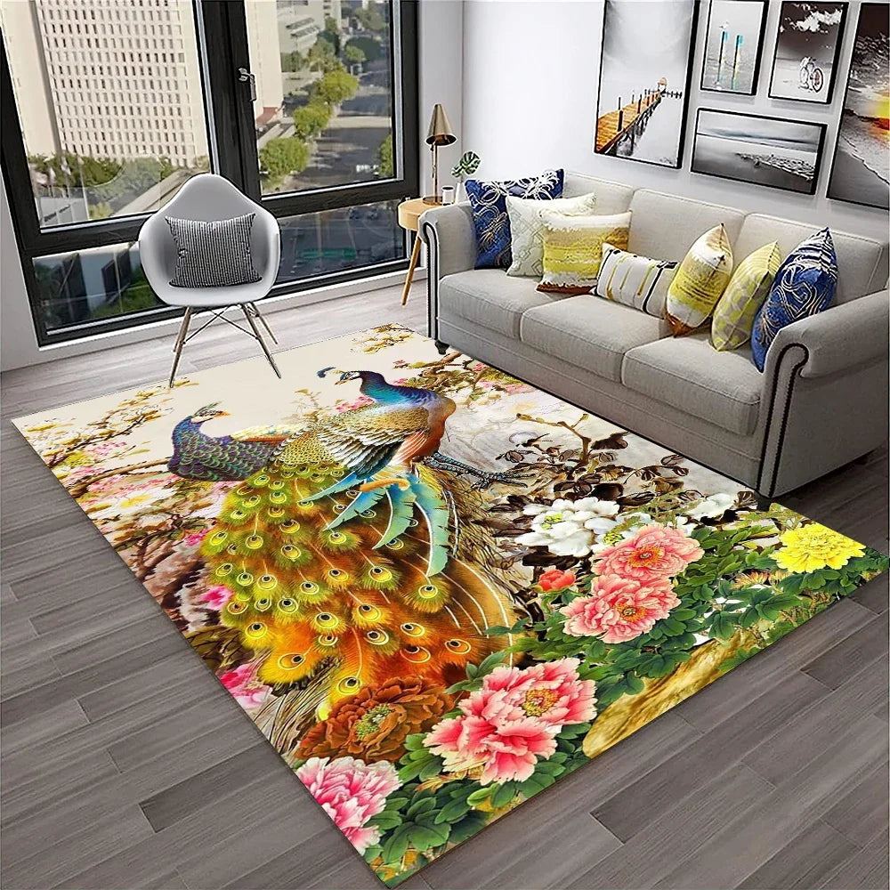 Peacock Rug Doormat