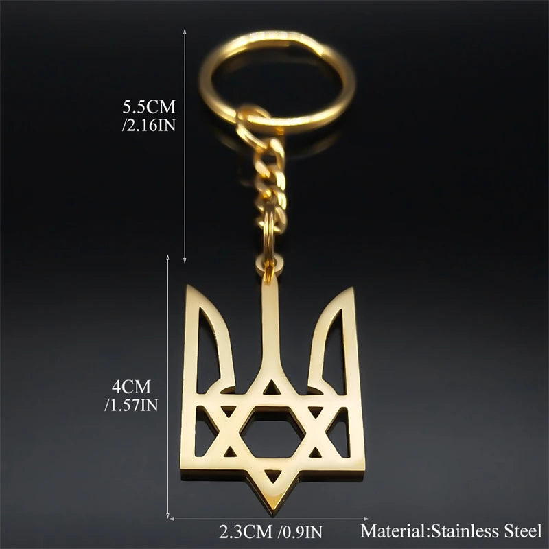 Ukraine Fashion Pendant Keychain