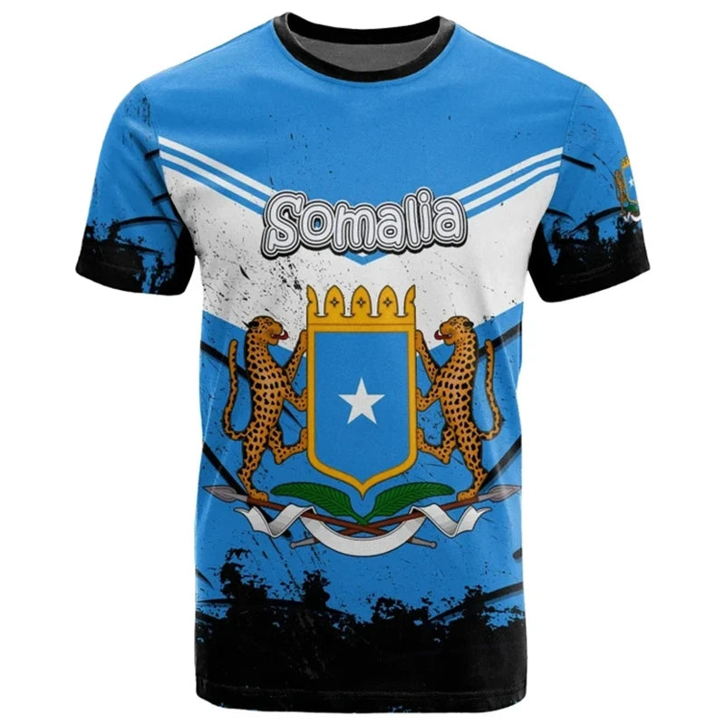 Somali Flag National Emblem T-shirt