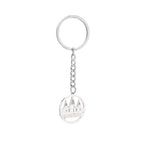 Stainless Steel Yezidi Peacock & Lalish Keychain