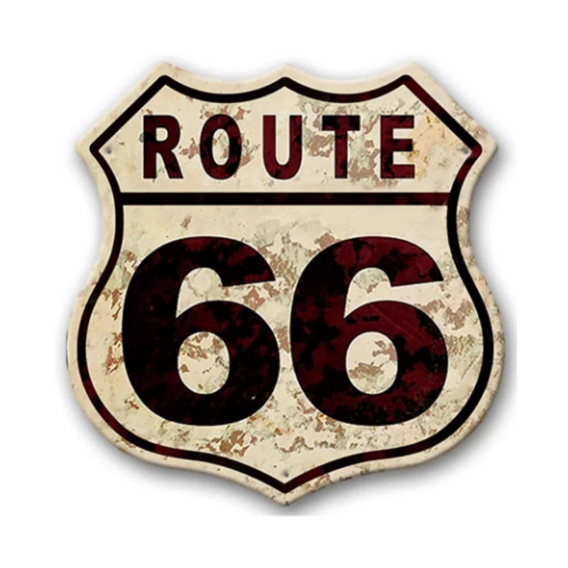 Route 66 America Signs Vintage Metal