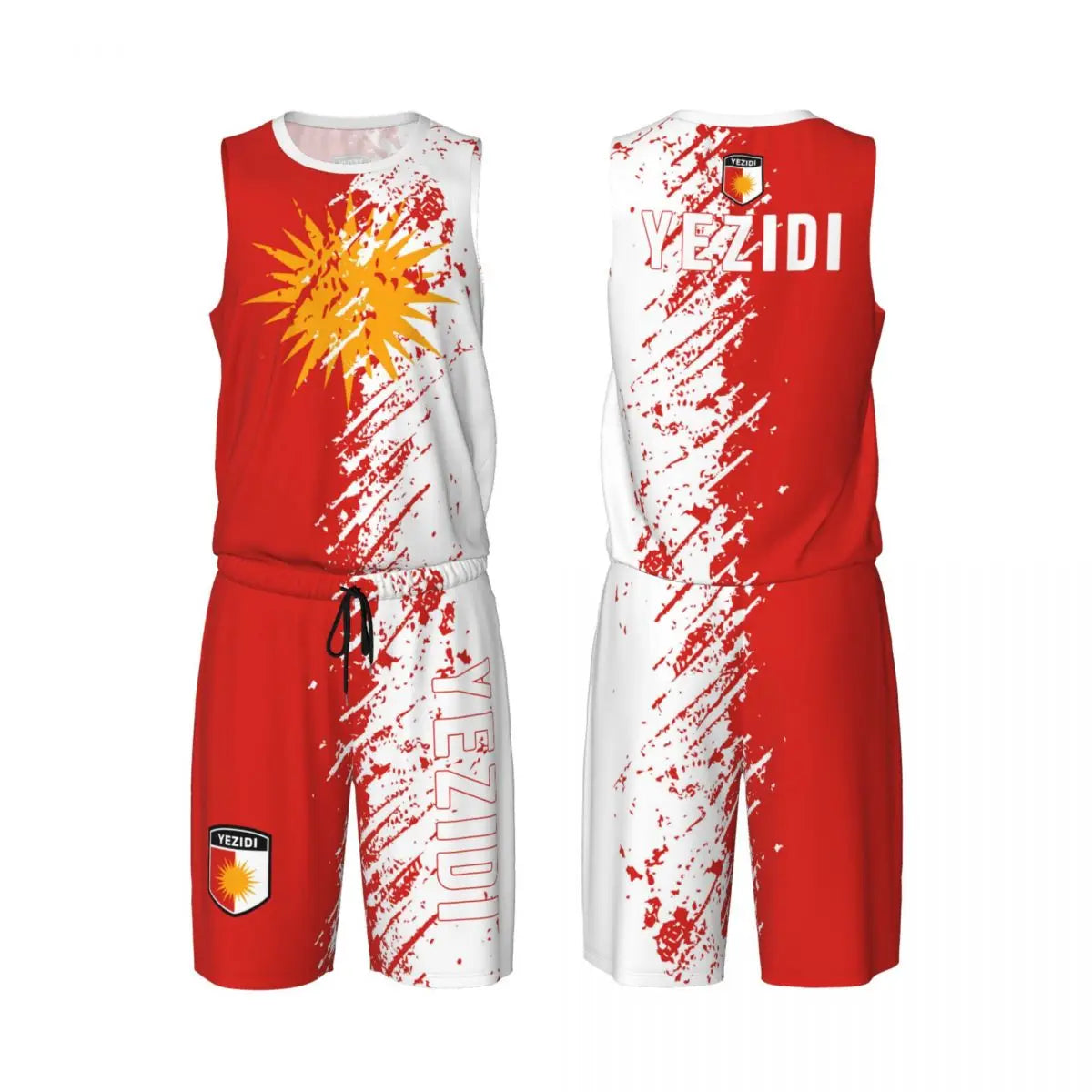 Sports Men's T-shirt Yezidi Flag