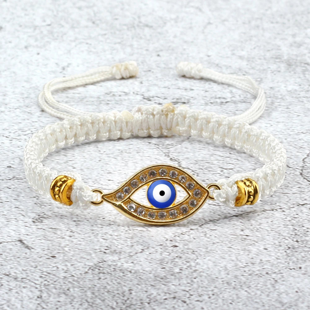 Braided Evil Eye Bracelet