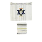 Menorah Tallit Jewish Talit Scarf
