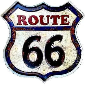 Route 66 America Signs Vintage Metal