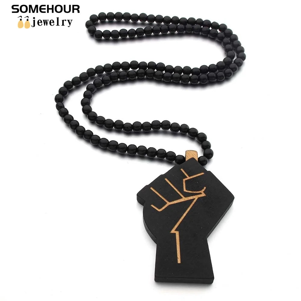 King Lion Africa Map Pendant Necklace