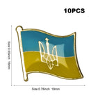 10pc Ukraine Friendship Badge International Collections
