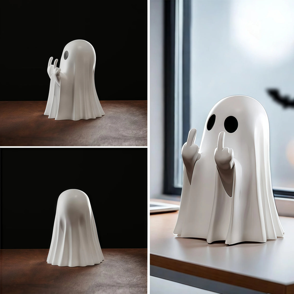 Halloween Cute Ghost Statues