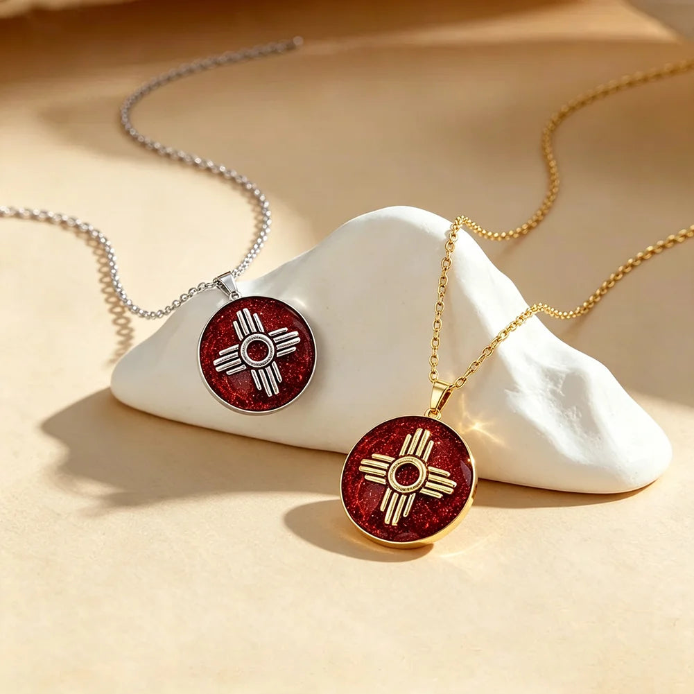 Zia Cross Necklace