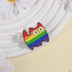 LGBT Rainbow Cat Enamel Pin
