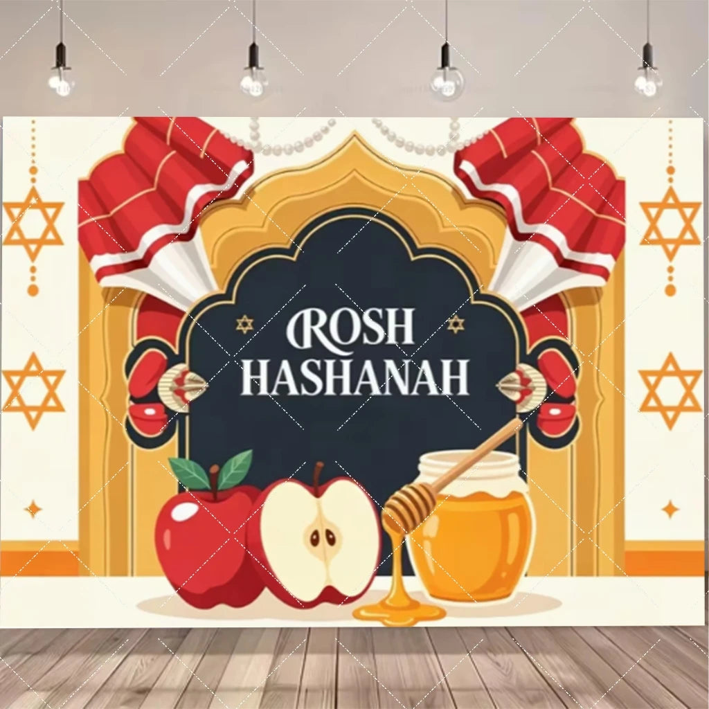 Jewish New Year Party Supplies Rosh Hashanah Tableware