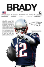 Classic American Football Sports Star Art Poster
