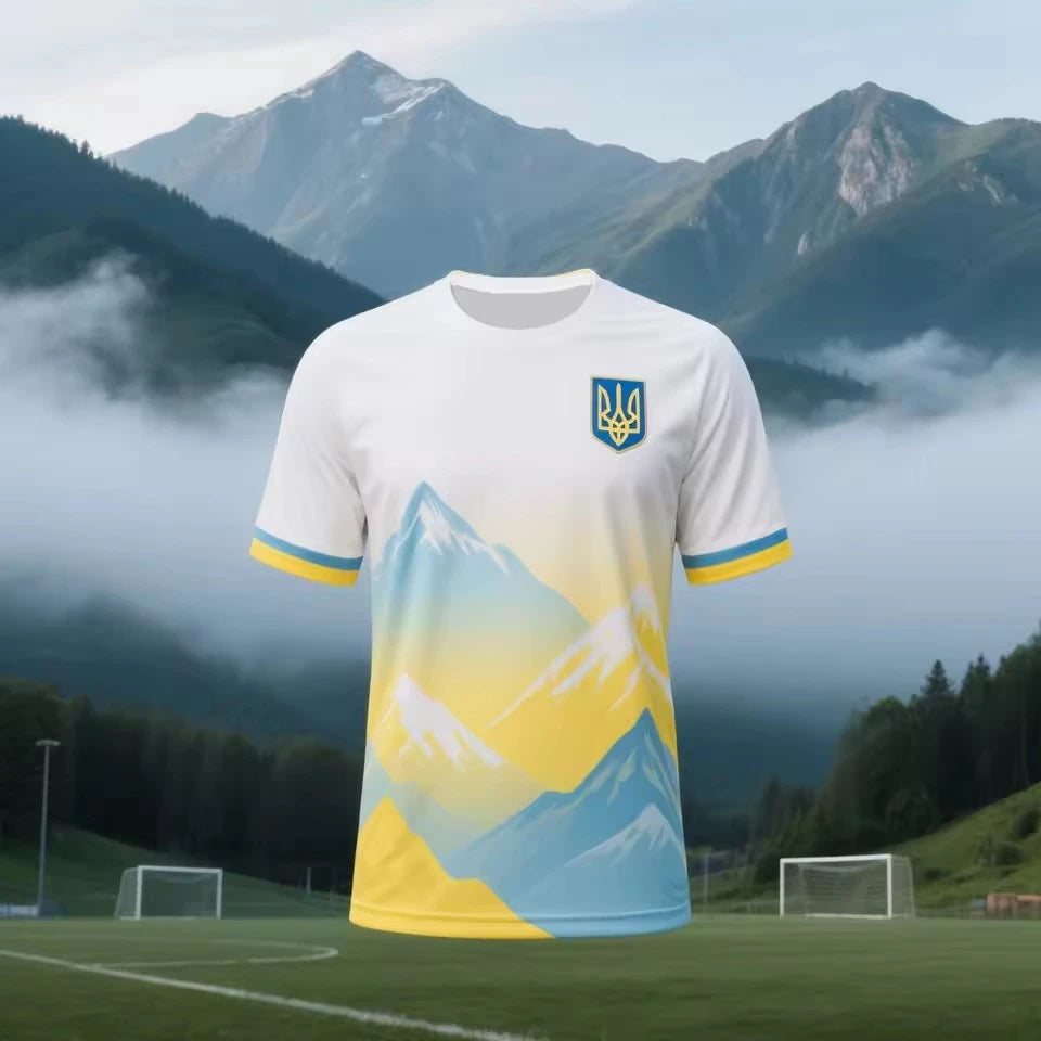 Ukraine Football Jersey T Shirt