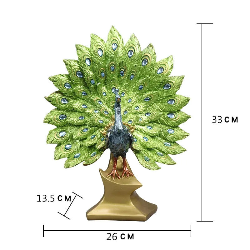 European Peacock Ornaments
