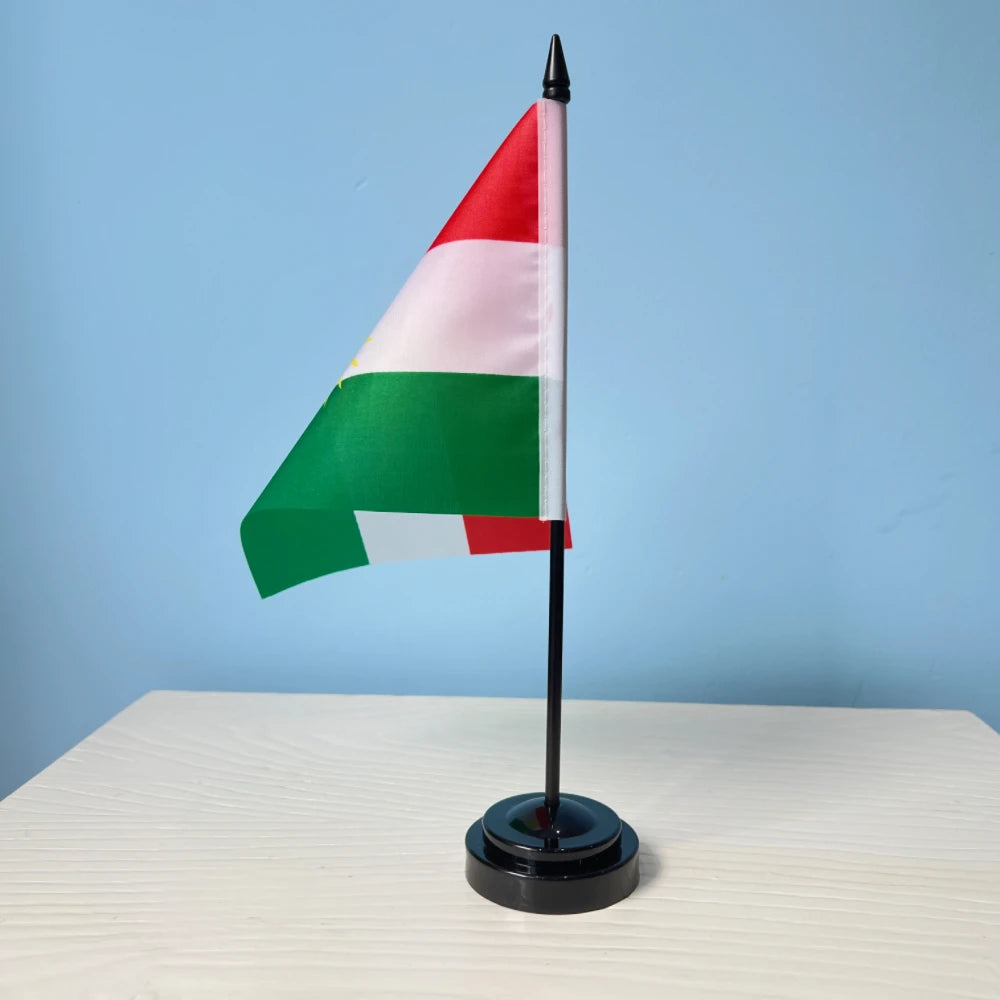 علم كردستان 14×21 سم، علم مكتب، راية كردية، بوليستر، راية وطنية كردستان