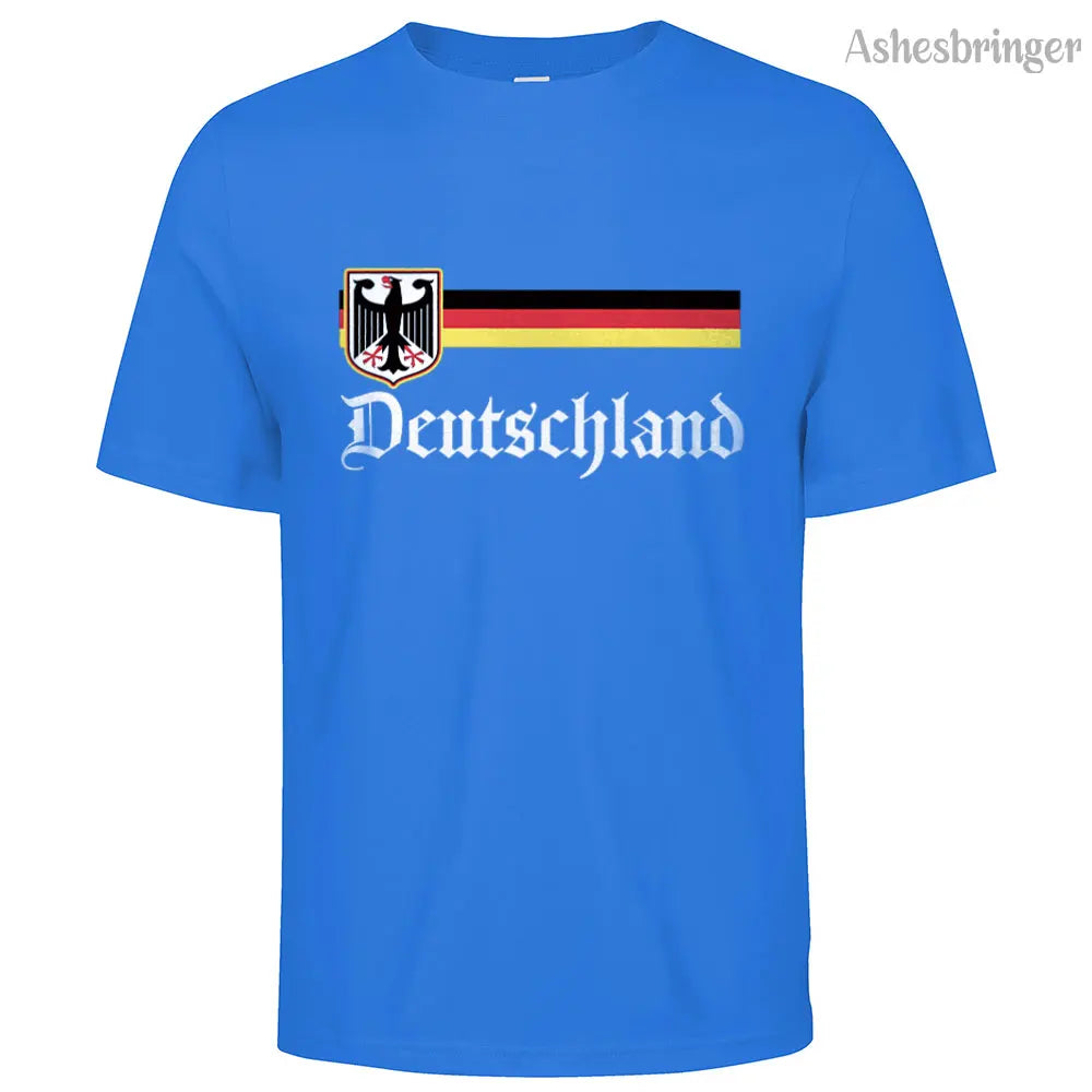 Cotton Germany Flag T Shirt