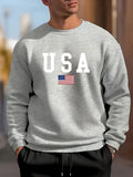 USA Flag Sweatshirt