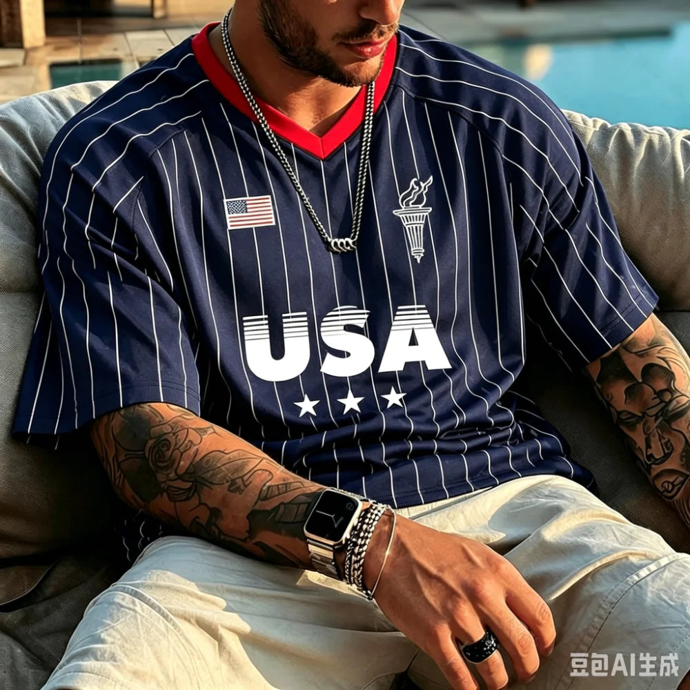 Summer Flag Graphic Tee Brazil