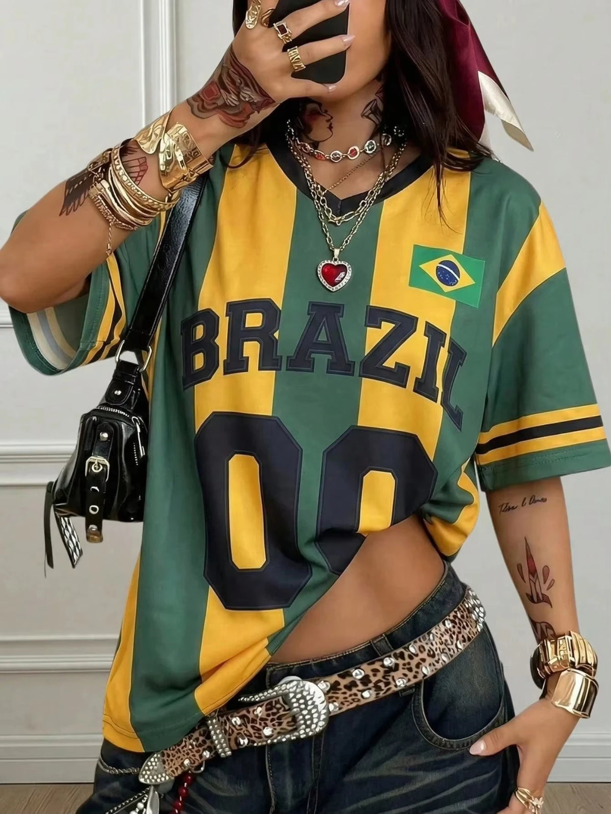 Brazil Style Jersey Unisex Top
