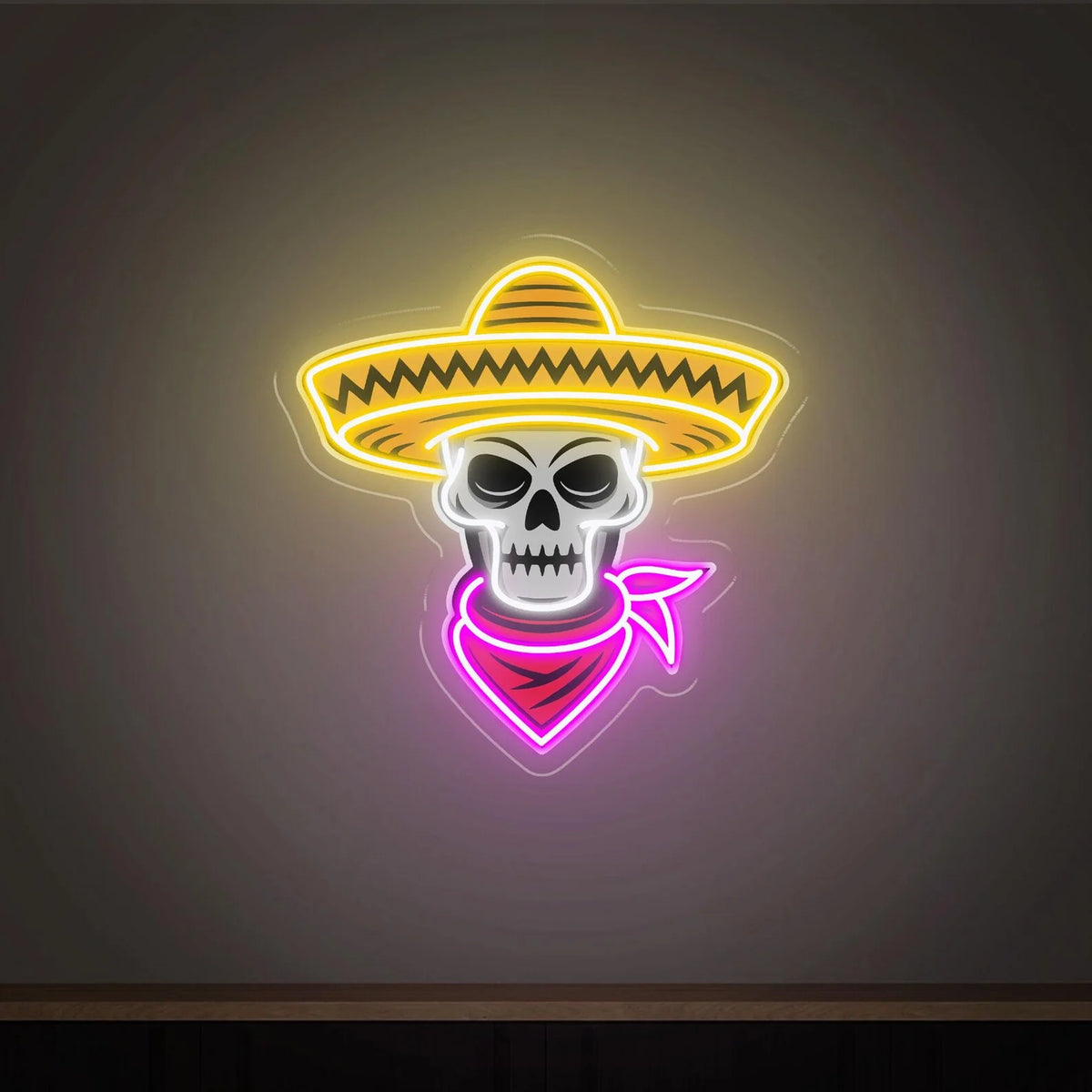 Devil Skull Neon Sign