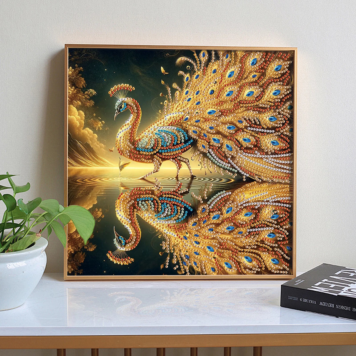 Peacock Special Shape Diamond Art Painting Kit