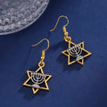LIKGREAT Hanukkah Menorah Candles Drop Earrings
