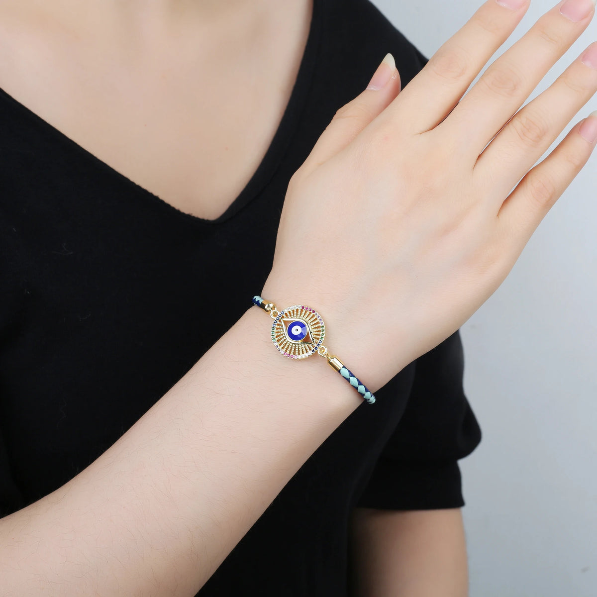 Zircon Evil Eye Bracelet