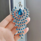women fashion peacock brooch pins