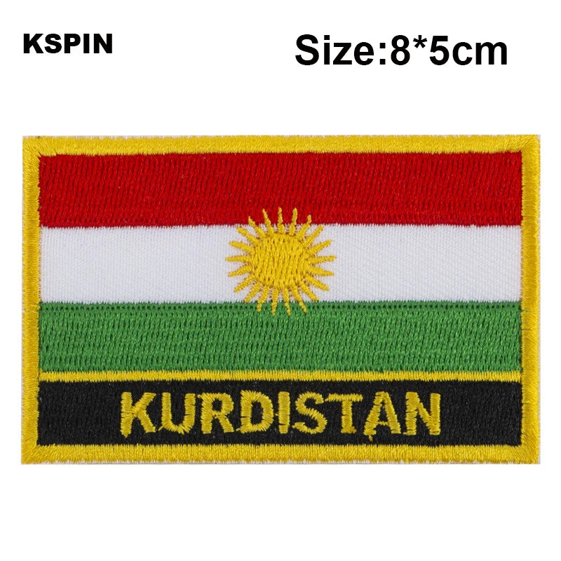 KURDISTAN National Flag Embroidered Patches