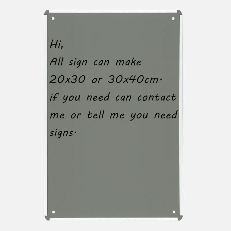 Mahmoud Darwish Portrait Metal Sign