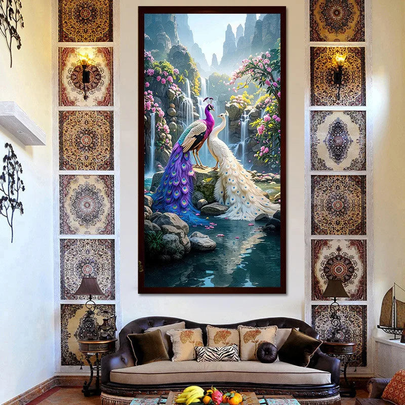 Peacock Cross Stitch Kit