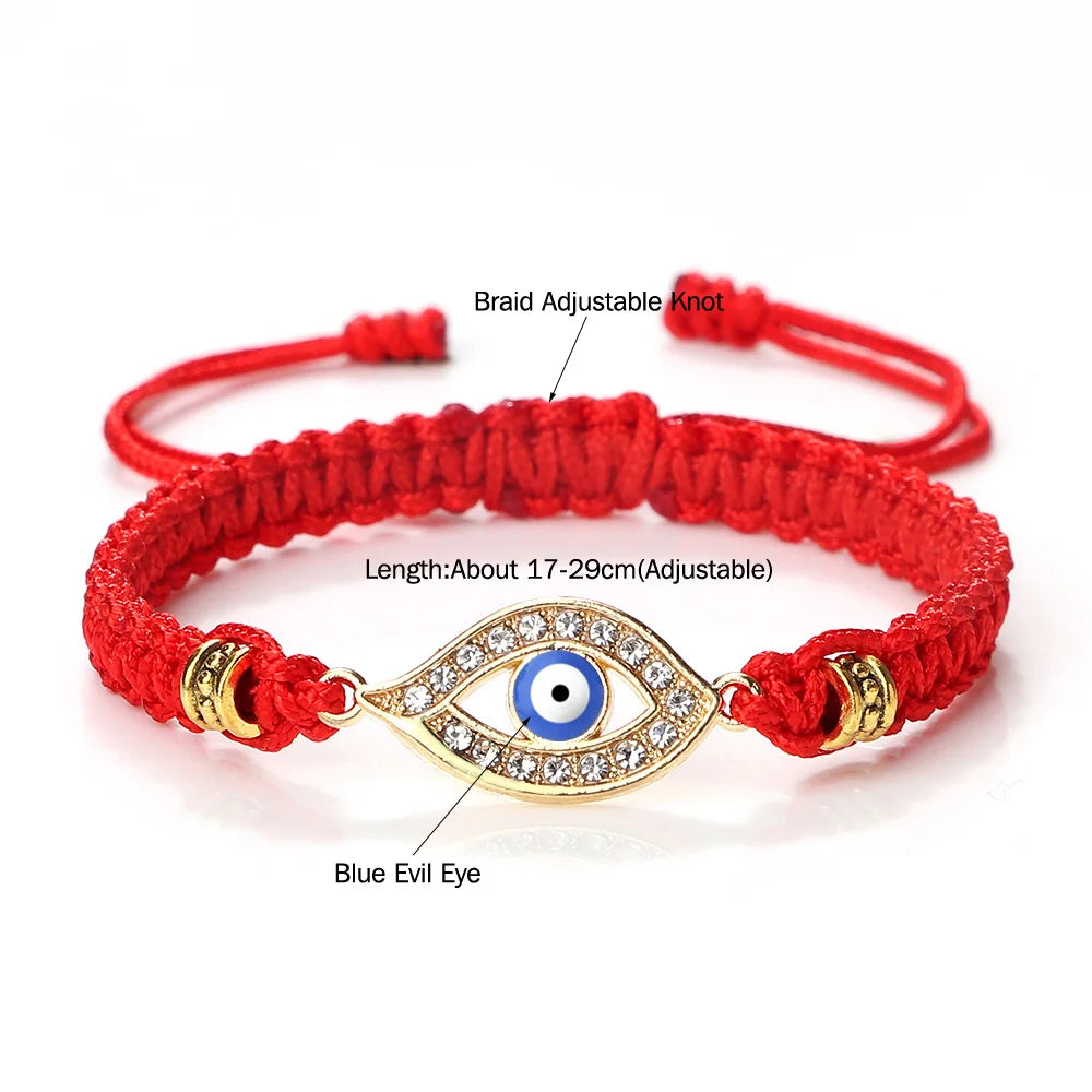 Braided Evil Eye Bracelet