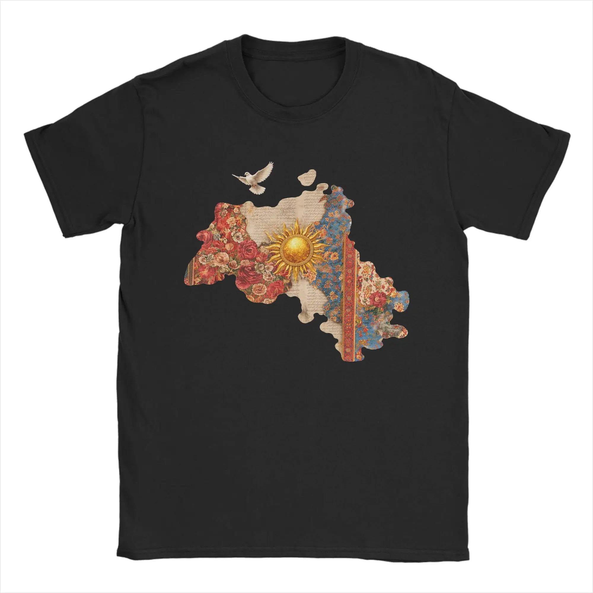 Kurdistan Map Flag Culture Men's T Shirt