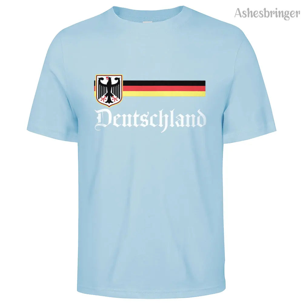 Cotton Germany Flag T Shirt