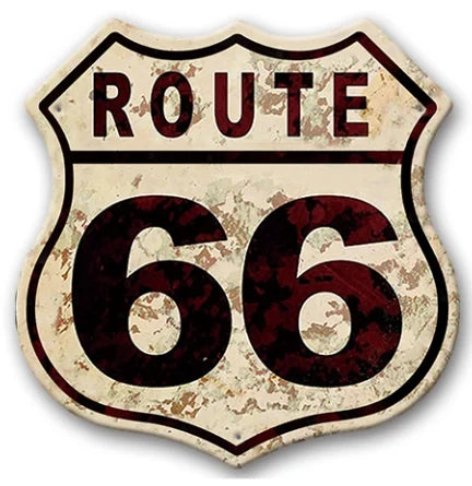 Route 66 America Signs Vintage Metal