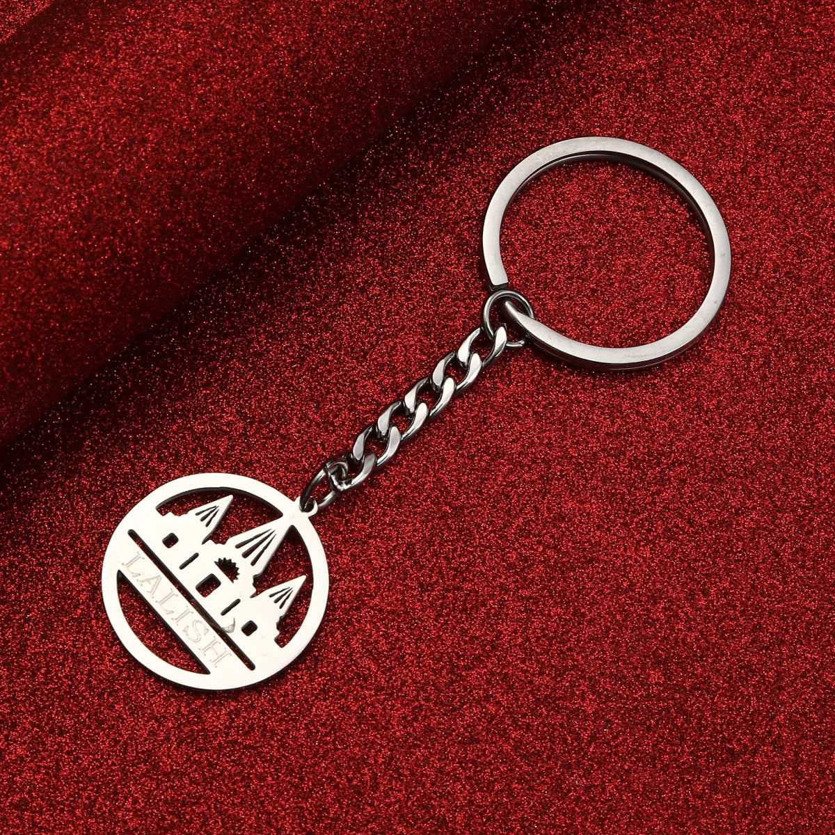 Stainless Steel Yezidi Lalish Keychain