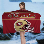 San Francisco 49er Team Big Microfiber Beach Towels