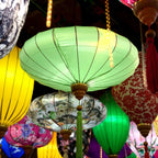 12/14inch Ancient Style Chinese Retro Silk Cloth Vietnam Palace Lantern Festival Decor