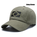Unisex Brazilian Flag Embroidered Cap