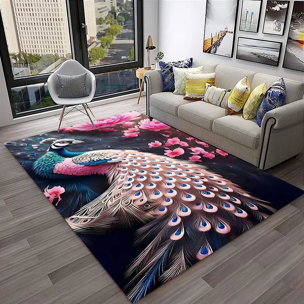 Peacock Rug Doormat