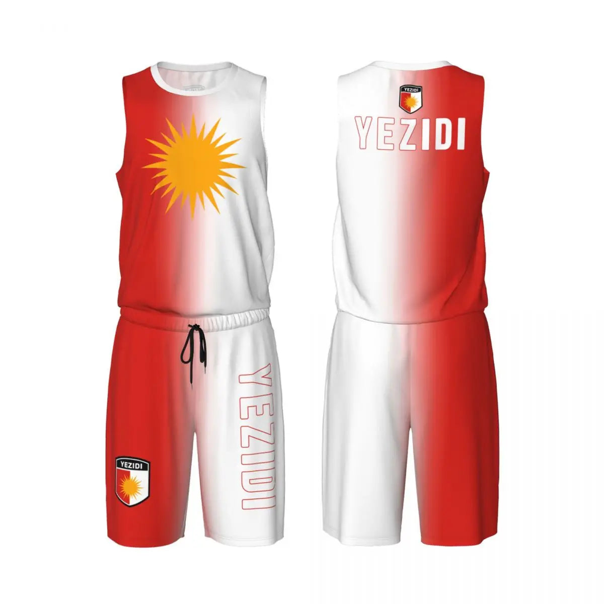 Sports Men's T-shirt Yezidi Flag