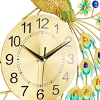 29.5" Large Peacock Wall Clock