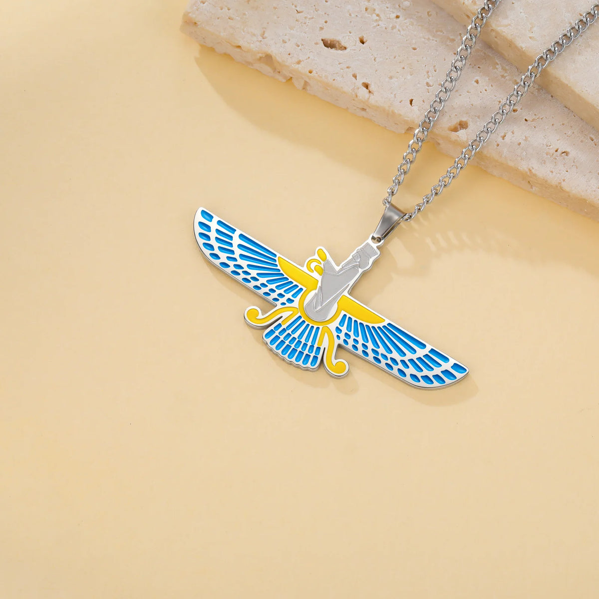 Faravahar Necklace Ancient Persian Zoroastrian