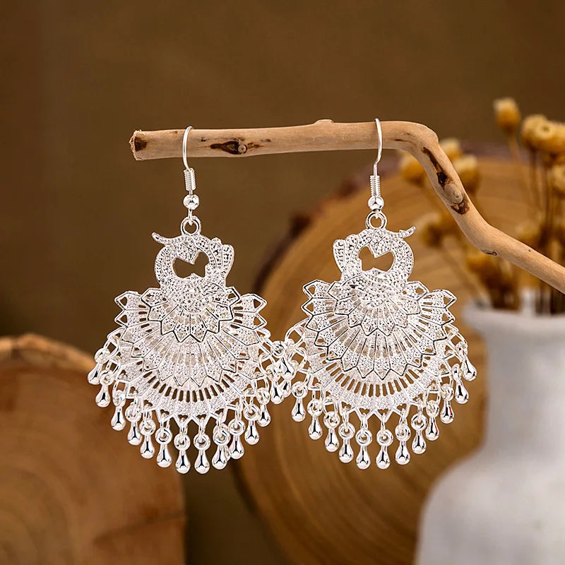 Peacock Earrings