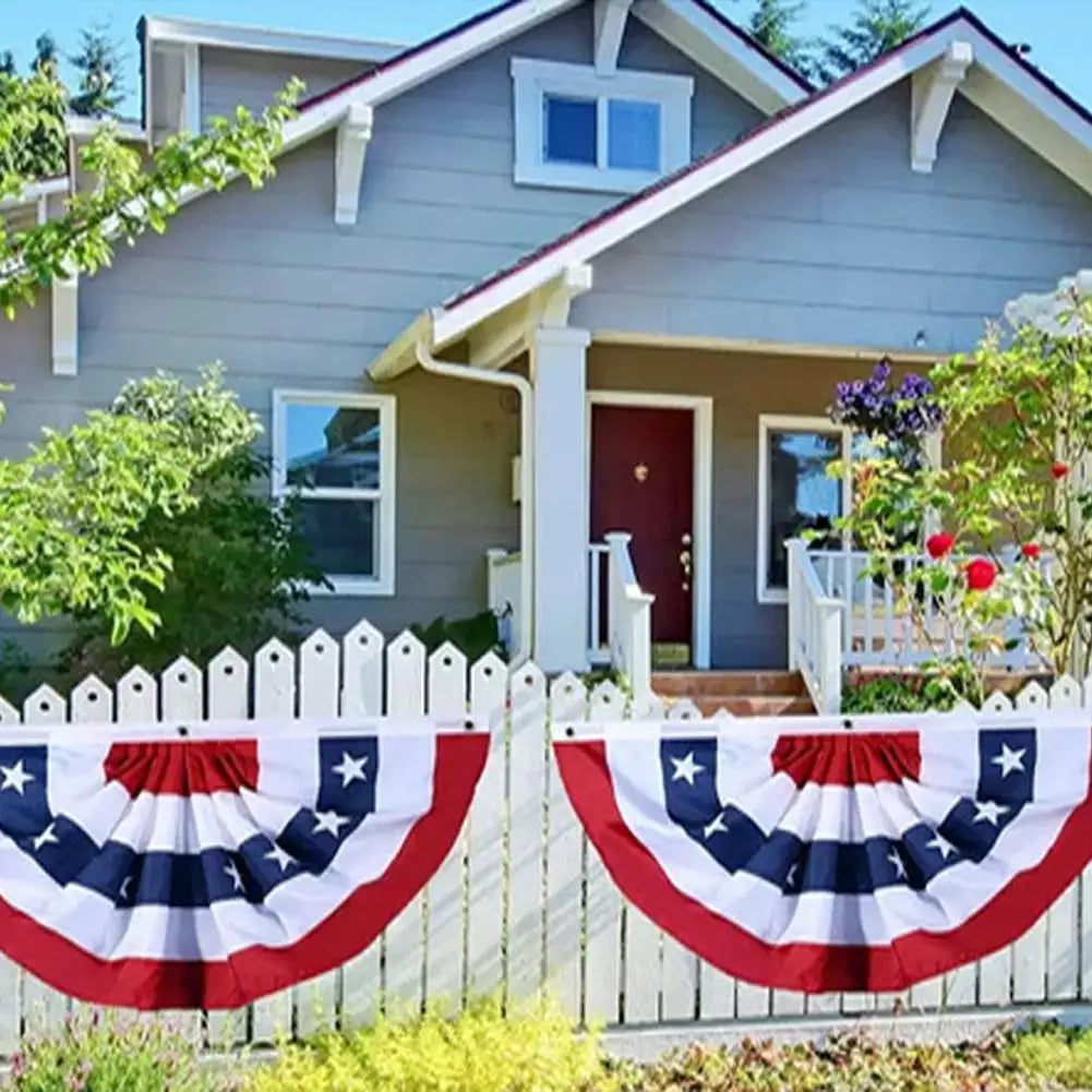 USA Patriotic Bunting Decoration  Flag