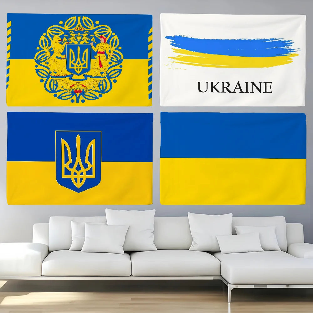 Nation Ukraine flag For Bedroom